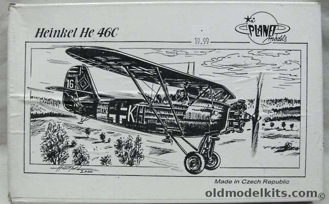 Planet Models 1/48 Heinkel He-46 C, 070 plastic model kit